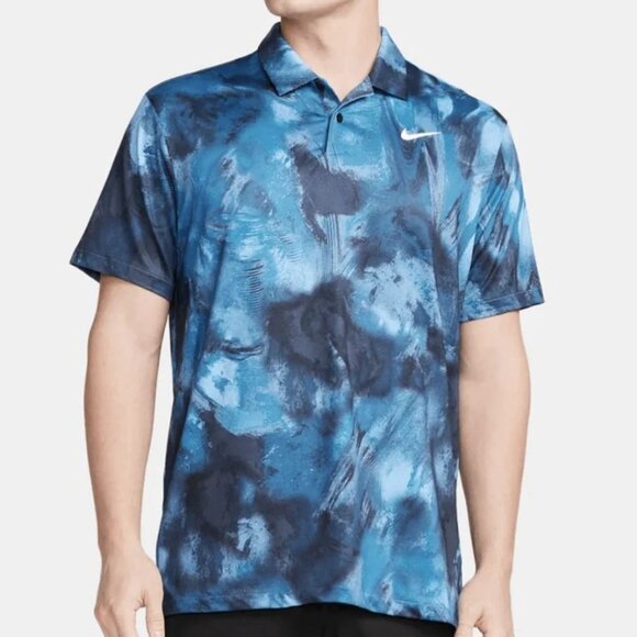 Nike Dri-FIT Tour Golf Polo Shirt Mens Large Blue FD5935-451 NEW - Picture 2 of 12